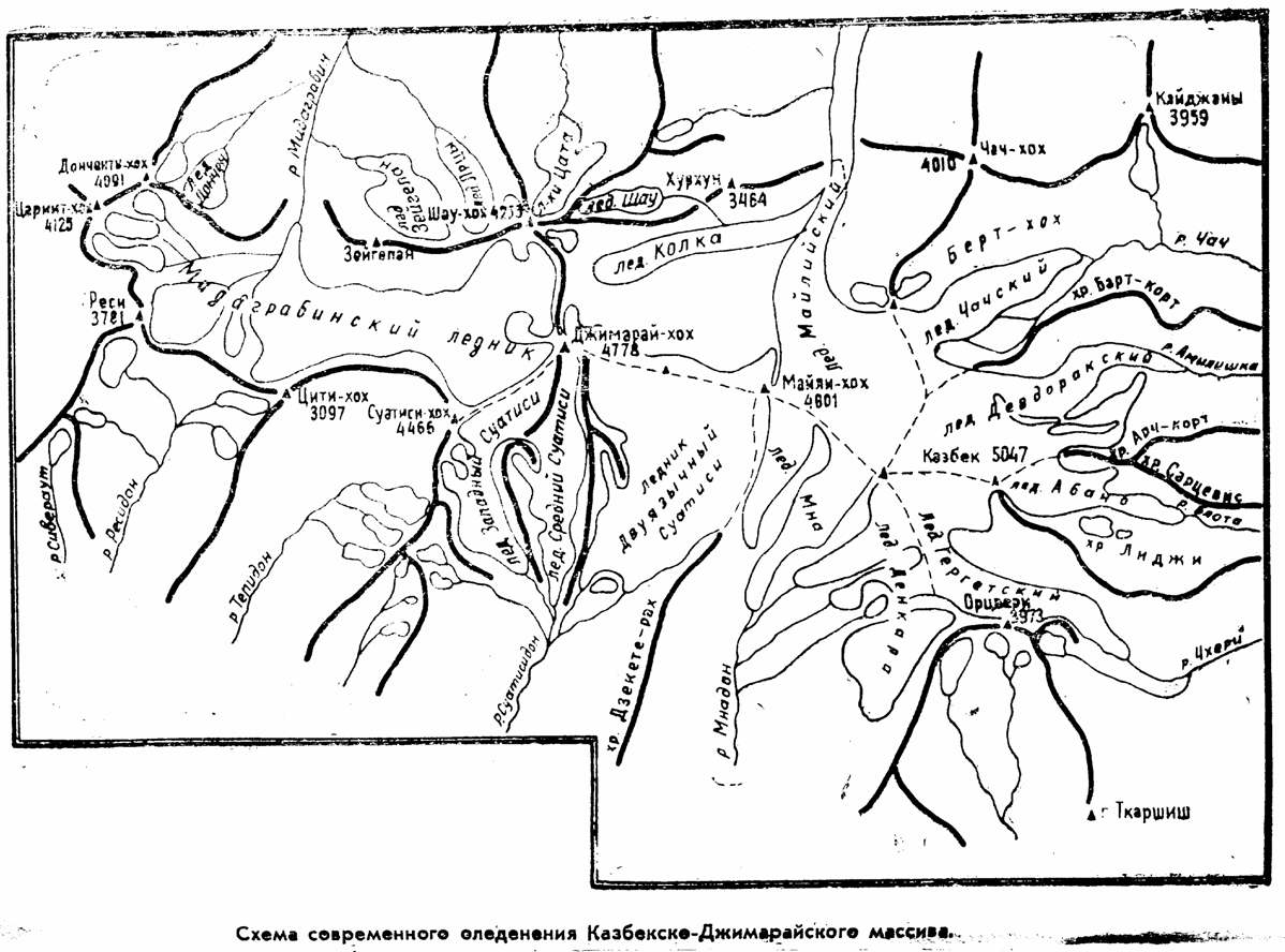 Дигорское Ущелье Карта